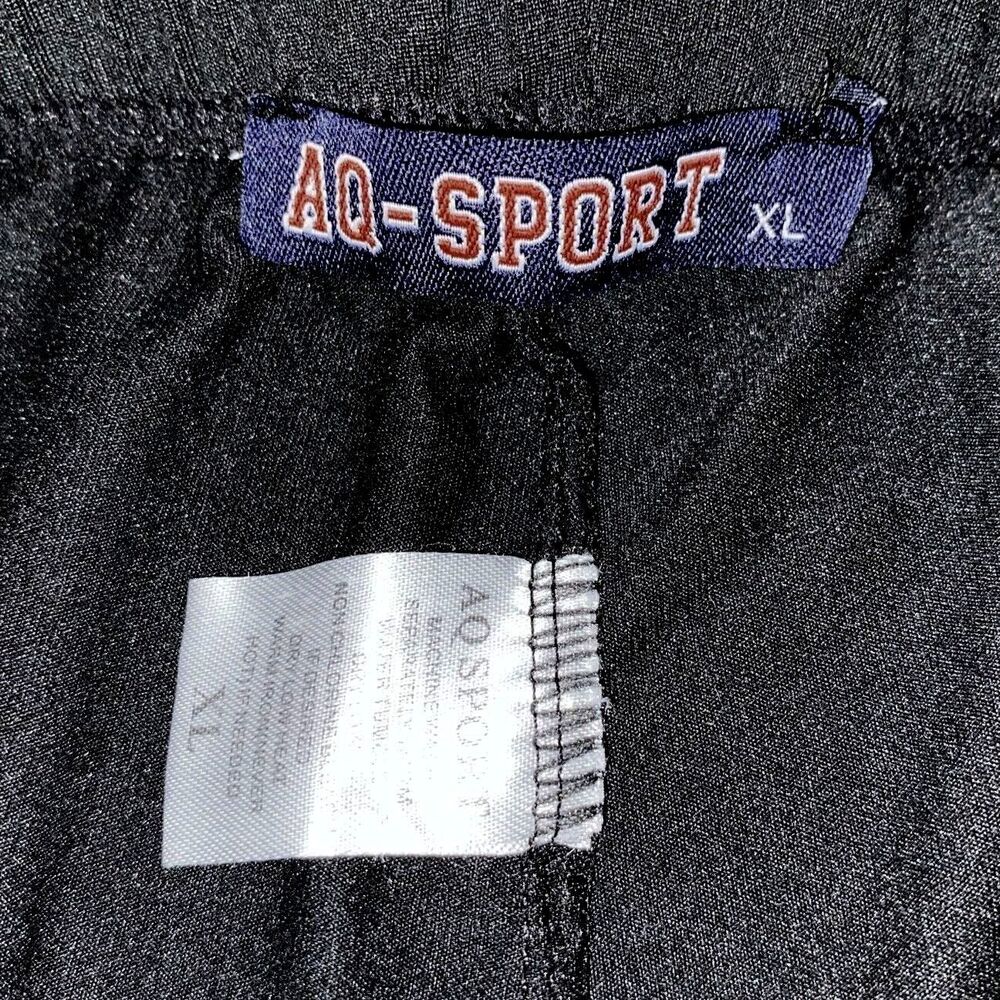 AQ SPORT WOMENS LEGGINGS BLACK ROLLING STONES LIPS XL - Picture 6 of 7